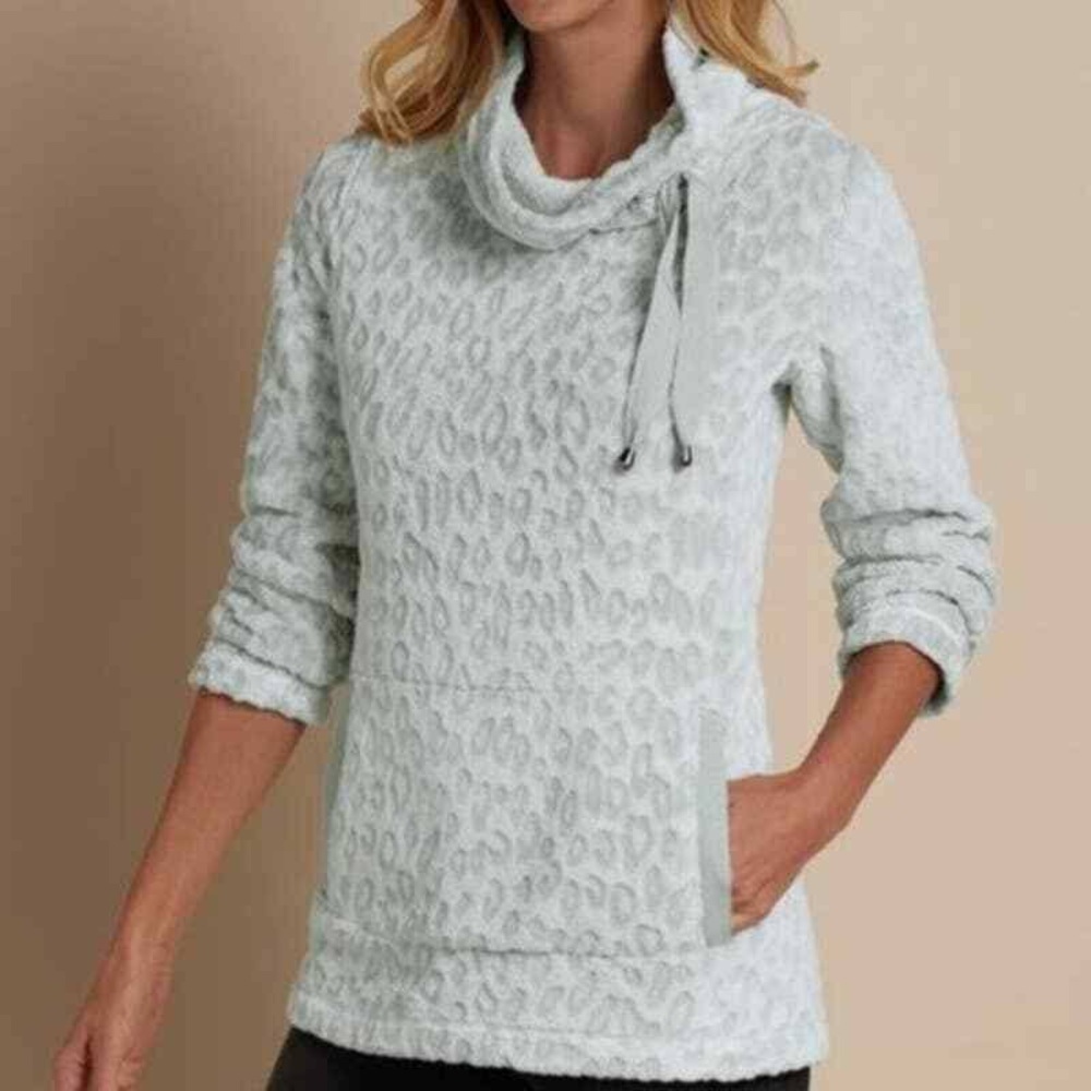 SOFT SURROUNDINGS Animal print hoodie
